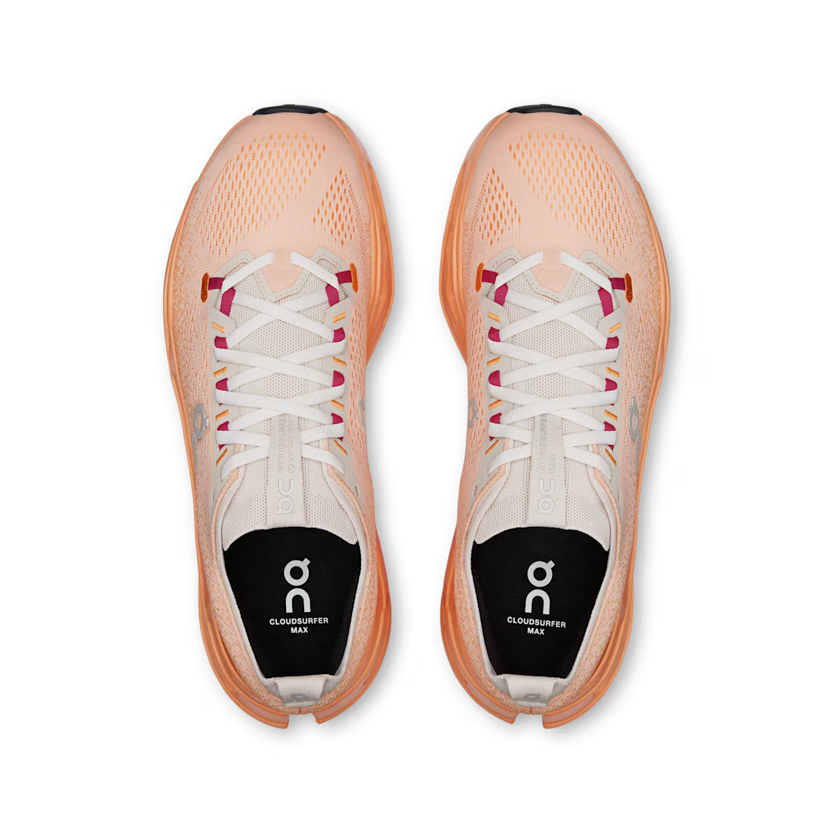 Running Cloudsurfer Max — Pearl Tangerine