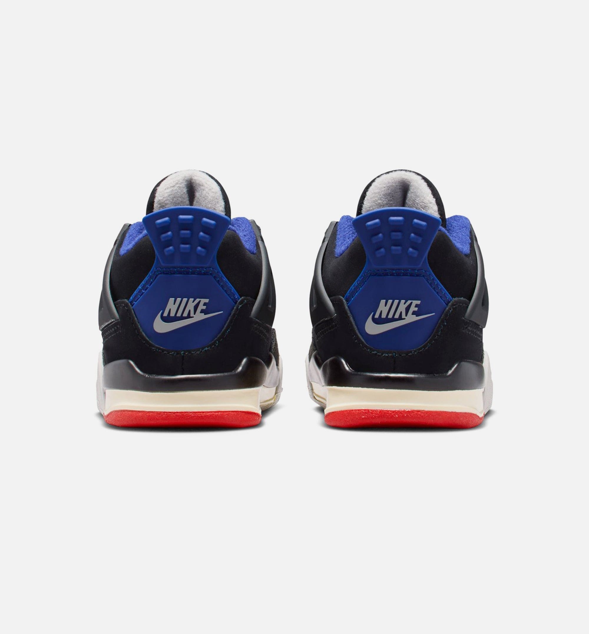 Air Jordan 4 Retro Rare Air Infant Toddler Lifestyle Shoe - Black/Fire Red/Deep Royal Blue